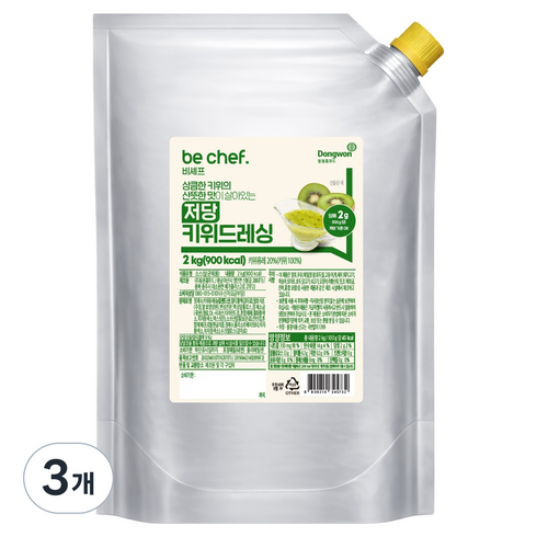 비셰프 저당 키위드레싱, 2kg, 3개