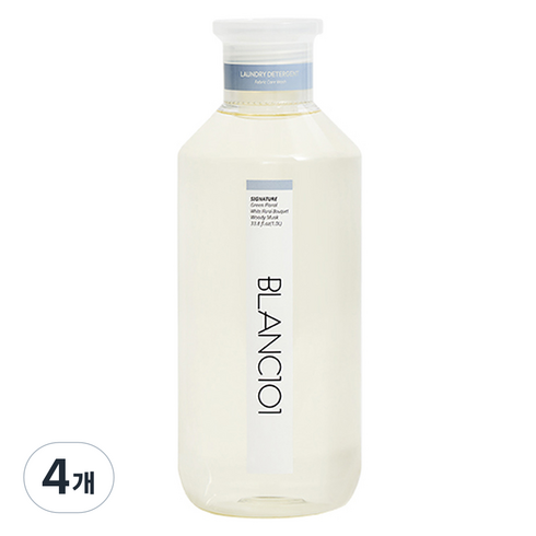 블랑101 유아 세탁 세제 시그니처, 1L, 4개