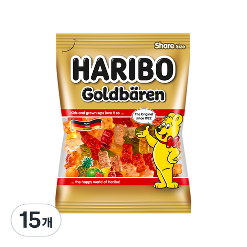하리보 골드베렌 젤리, 200g, 15개