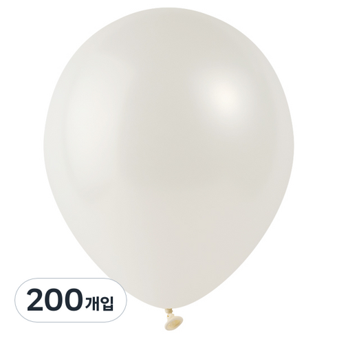 파티팡 풍선 라운드 30cm, 펄화이트, 200개