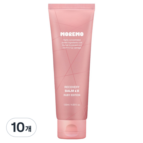 모레모 리커버리 밤 B 루비 에디션 트리트먼트, 120ml, 10개