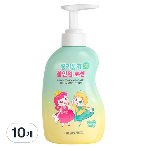 핑키통키 키즈케어 올인원 로션, 500ml, 10개