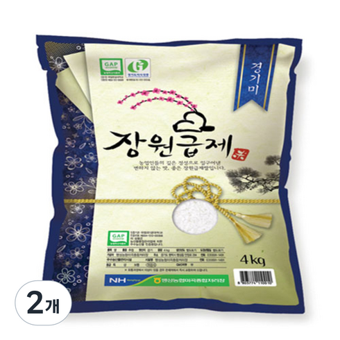 농협 팽성 장원급제 쌀, 4kg, 2개, 등 외