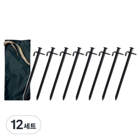 벅703 고강도 강철 단조팩 8p + 보관주머니 세트, 12세트