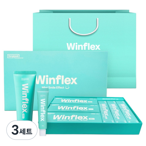 윈플렉스 동국제약 프리미엄 구취치약 100g x 3p + 30g x 3p 세트 + 쇼핑백, 3세트