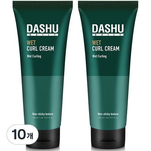 다슈 데일리 웨트 헤어 컬크림, 150ml, 10개