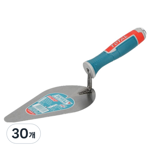 토탈툴스 미장공구 흙손 삼각 200mm, 30개