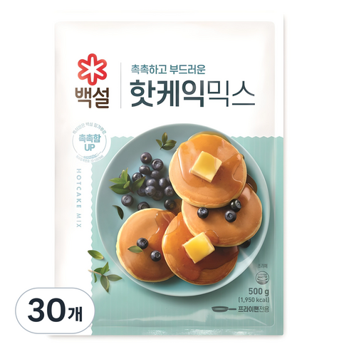 백설 핫케익믹스, 500g, 30개