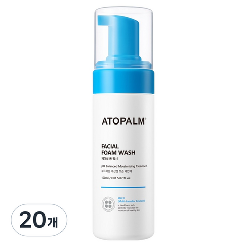 아토팜 페이셜 폼 워시, 150ml, 20개