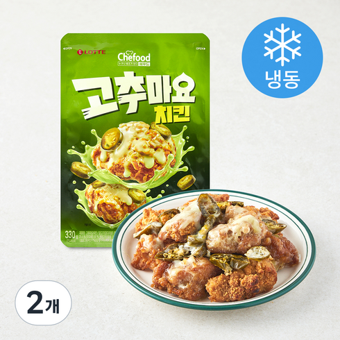 쉐푸드 고추마요치킨 (냉동), 330g, 2개