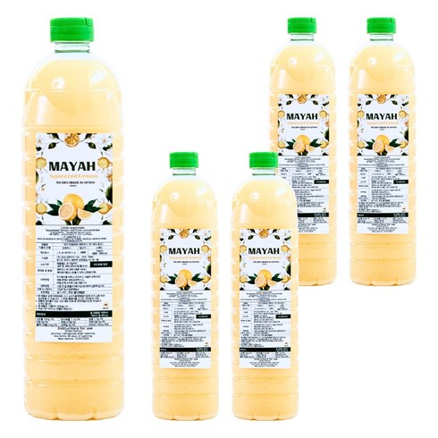 마야 NFC 착즙 레몬, 5개, 1L