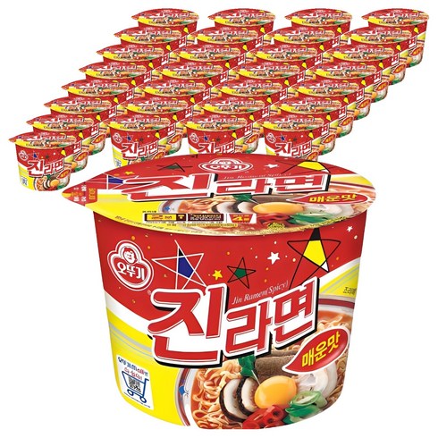 오뚜기 진라면 매운맛 컵 110g, 48개