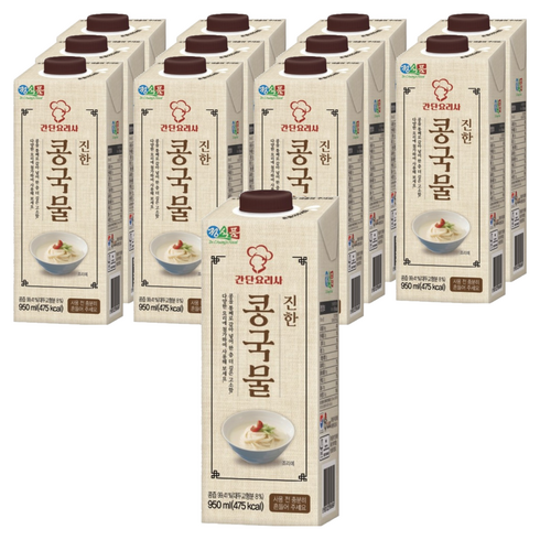 정식품 진한 콩국물, 950ml, 12개