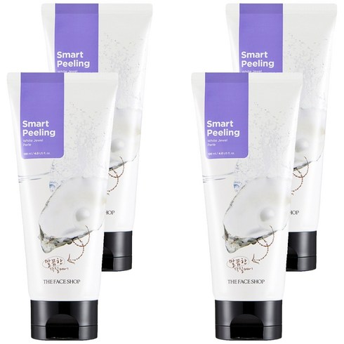 더페이스샵 스마트 화이트 쥬얼 필링 젤, 120ml, 4개