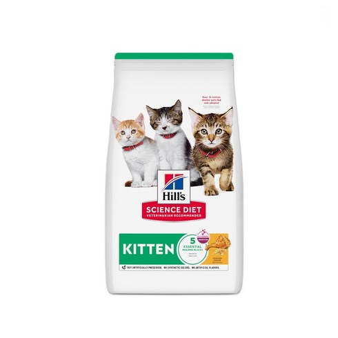 힐스사이언스다이어트 고양이 치킨 레시피 기능성 사료, 키튼, 1.58kg, 1개