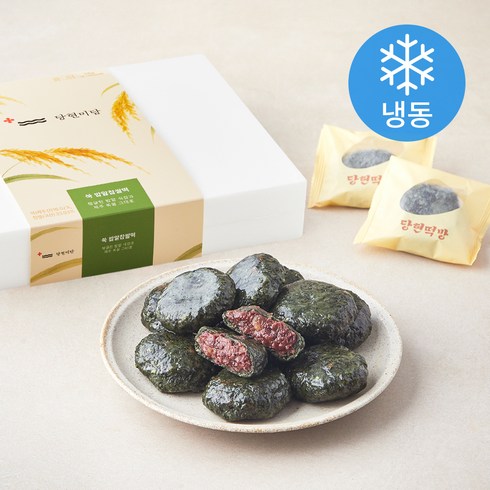 청년떡집 당현미담 쑥 밥알찹쌀떡 (냉동), 60g, 1개, 12개입