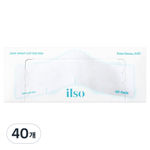 일소 착붙 코튼 패드, 40개, 40매입