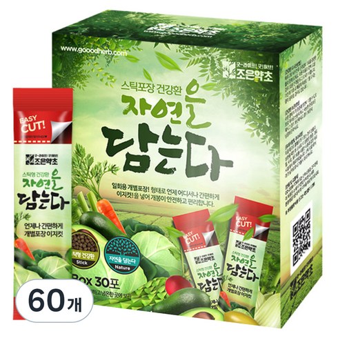 조은약초 자연을 담는다 스틱형 개다래환, 3g, 60개