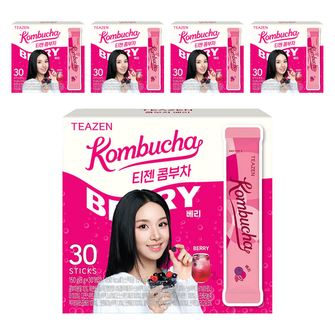 티젠 콤부차 베리, 5g, 30개입, 5개
