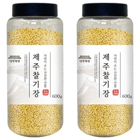 건강곡간 제주 찰기장, 600g, 2개