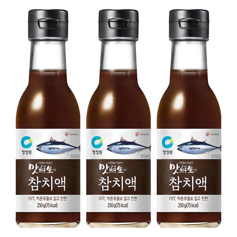 맛선생 참치액, 250g, 3개