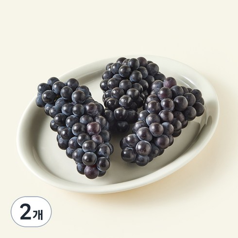 유명산지 캠벨포도 2~5송이, 1kg, 2개