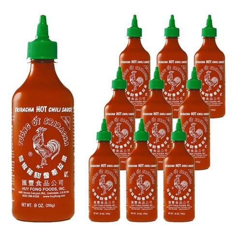 허이펑 스리라차 핫 칠리 시즈닝, 255g, 10개