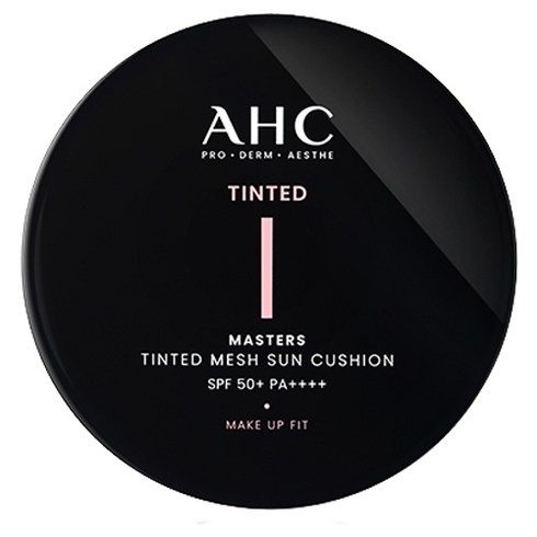 AHC 마스터즈 틴티드 메쉬 선쿠션 내추럴베이지 SPF50+ PA++++, 15g, 1개
