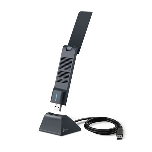 티피링크 AXE5400 하이 게인 Wi-Fi 6E USB 어댑터 무선 랜카드, Archer TXE70UH, 1개