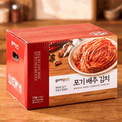 곰곰 배추 김치, 5kg, 1개
