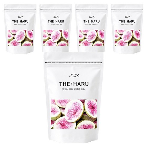 THEHARU 동결건조 무화과칩, 55g, 5개