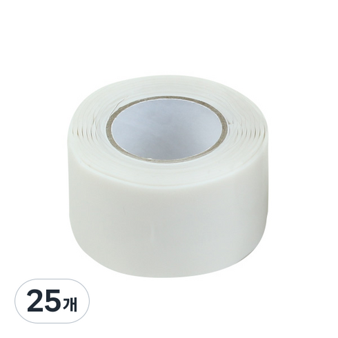 세인티에프 초강력 누수 밴드 2.5cm 화이트, 25개