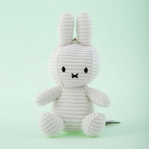 본톤토이즈 미피 코듀로이 키링, 오프화이트, 1개, 10cm