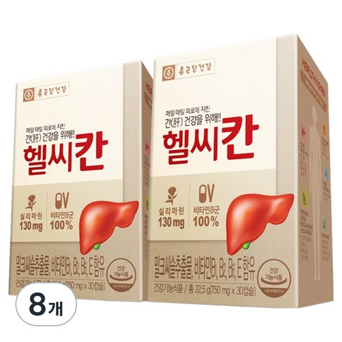 종근당건강 헬씨칸, 30정, 8개