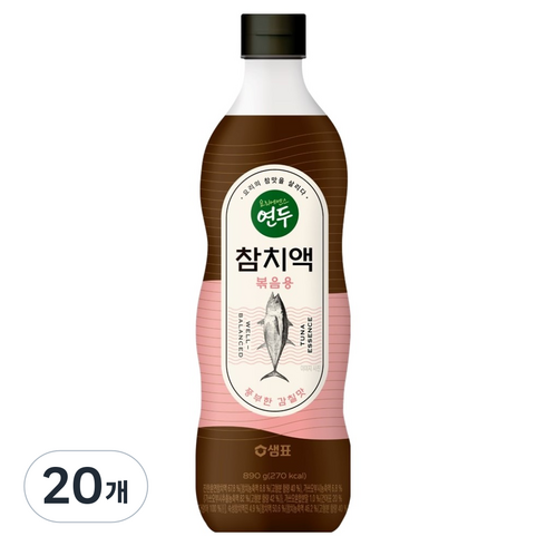 연두 참치액 볶음용, 890g, 20개