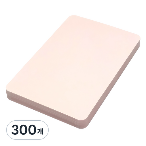 마음담아 무지 엽서, 베이비핑크, 300장