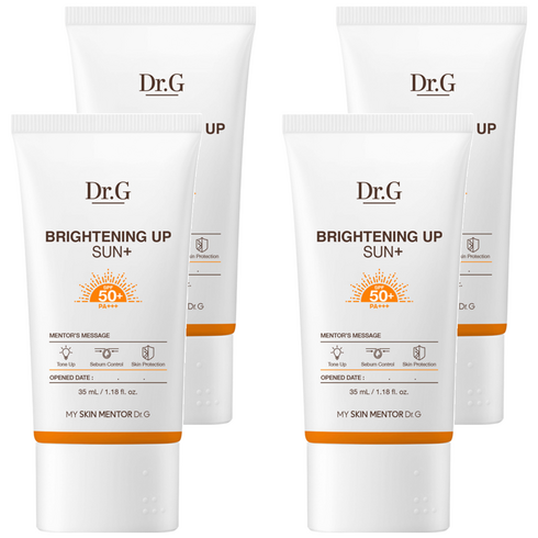 닥터지 브라이트닝 업 선 플러스 선크림 SPF50+ PA+++, 35ml, 4개