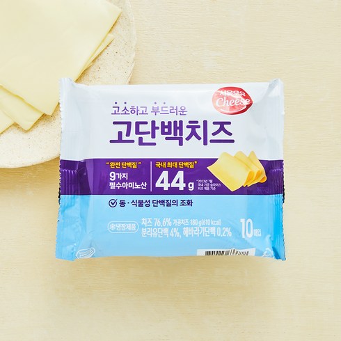 서울우유치즈 고소하고 부드러운 고단백 치즈, 18g, 10개입, 1개