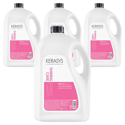 케라시스 샤이닝 데미지 케어 플러스 샴푸, 4L, 4개