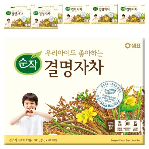 순작 우리아이도 좋아하는 결명자차, 8g, 20개입, 8개