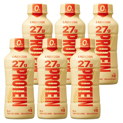 랩노쉬 프로틴 드링크 퍼펙트 곡물, 6개, 350ml