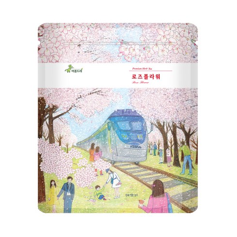 아름드레 삼각티백 로즈플라워, 1.1g, 100개입, 1개