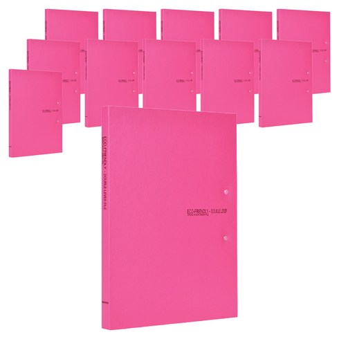에코청운 에코 더블레버 화일 A4, 분홍, 12개
