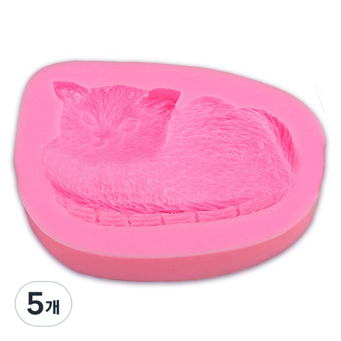 케이코퍼레이션 다용도 실리콘몰드 캣하우스, 5개