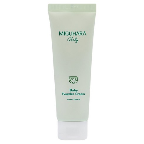 미구하라 베이비 파우더 크림, 120ml, 1개