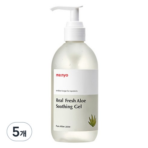 마녀공장 알로에 수딩 젤, 300ml, 5개
