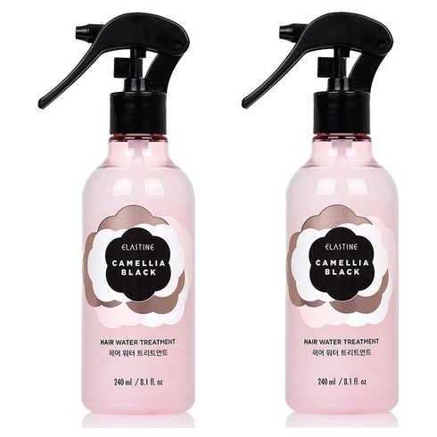 엘라스틴 카멜리아 블랙 헤어 워터 트리트먼트, 240ml, 2개