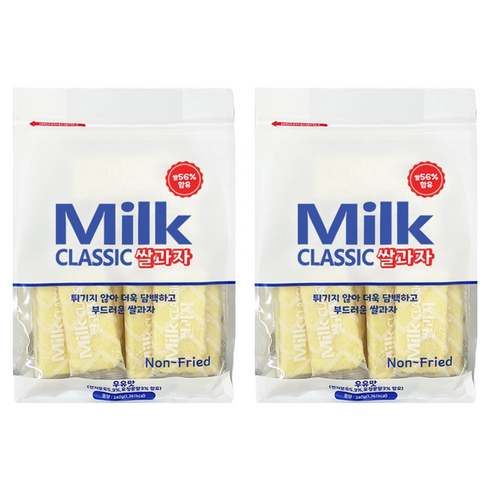 밀크클래식쌀과자 우유맛, 240g, 2개