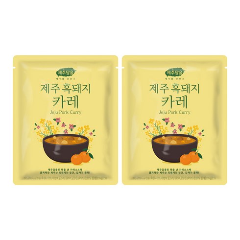 오뚜기 제주담음 제주 흑돼지 카레, 250g, 2개