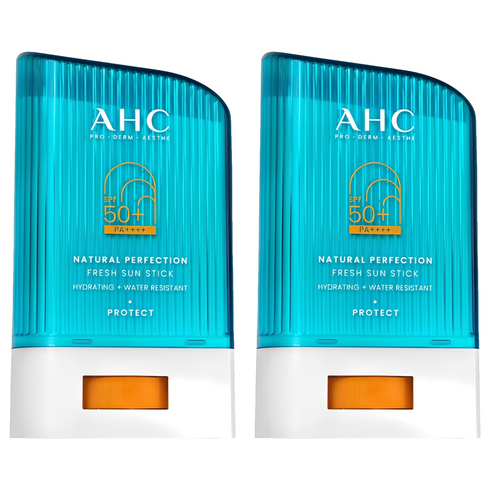 A.H.C 내추럴 퍼펙션 프레쉬 선스틱 SPF50+ PA++++, 22g, 2개